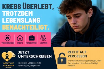 Bild der Petition Recht auf Vergessenwerden für Krebsüberlebende jetzt!