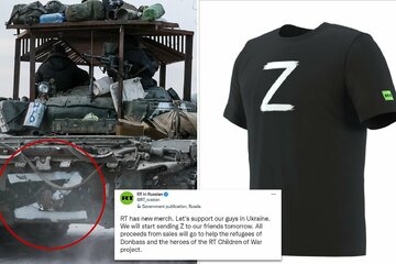 Image of the petition Recognize white "Z" used on Russian military as a hate symbol