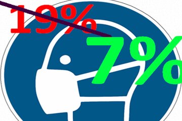 Bild der Petition reduzierter Mehrwertsteuersatz auf Medizinische Masken und FFP2 Masken