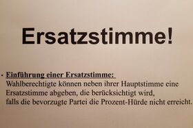 Picture of the petition:Reform des Wahlrechts.