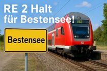 Bild der Petition Regelmäßiger Halt der RE 2 in Bestensee – für Pendler, Schülerinnen und Schüler sowie Studierende!