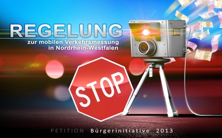 Foto van de petitie:Regelung der mobilen Verkehrsmessungen für Nordrhein-Westfalen