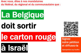 Image of the petition: Réinterpellons nos mandataires à propos de la Palestine