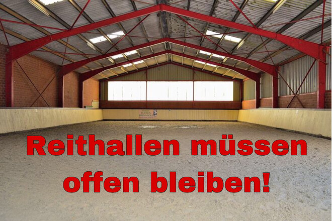 Bild der Petition Reithallen müssen wieder öffnen!