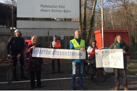 Снимка на петицията:Rename Cologne velodrom to Albert-Richter-Radstadion and name one square Ernst-Berliner-Platz