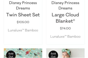 Image of the petition Rerelease Little Sleepies Disney Princesses for all the Princess Moms who missed out!