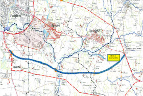 Obrázek petice:Dévions Beaucé autrement : Retrait du projet tracé sud long de déviation N12 Beaucé -Fleurigné