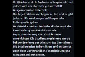 Picture of the petition:Retten wir BIC: Gegen den Qualitätsverlust an der FHTW!