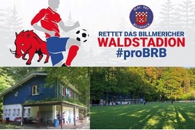 Foto e peticionit:Rettet das Billmericher Waldstadion