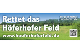 Bild der Petition: Rettet das Höferhofer Feld