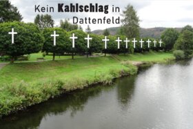 Kuva vetoomuksesta:Rettet die Bäume an der Siegpromenade in Dattenfeld