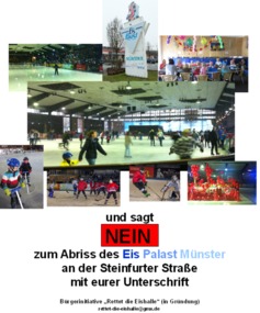 Foto van de petitie:Rettet die Eishalle Münster