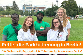 Bild der Petition: Rettet die Parkbetreuung in Berlin! Für Sicherheit, Sauberkeit und ein friedliches Miteinander!