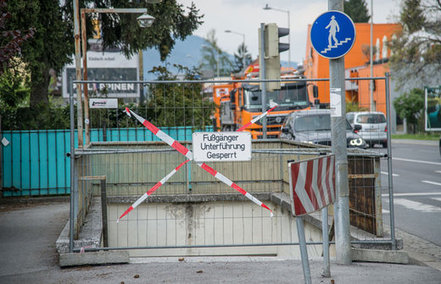 Bild på petitionen:Rettet die Unterführung Kärntnerstraße / Kapellenstraße !