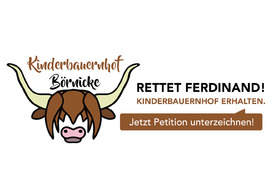Kuva vetoomuksesta:Rettet Ferdinand - Kinderbauernhof Börnicke erhalten!