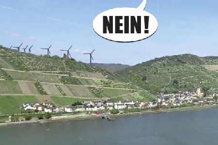 Изображение петиции:Rettet Rheinsteig und Welterbe - Nein zum Windpark bei Lorch/Rheingau