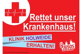 Bilde av begjæringen:Rettet unser Krankenhaus! Klinik Holweide erhalten!