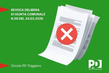 Imaginea petiției Revoca Delibera di Giunta comunale Toscano del Comune di Triggiano n.58 del 24.03.2026