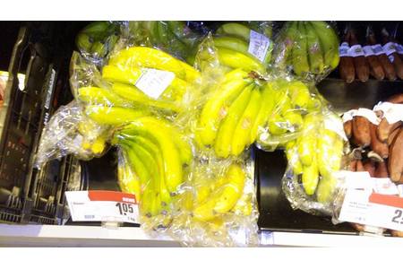 Bild der Petition: Rewe: Schafft die Plastikverpackung von Bananen ab!