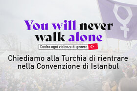 Малюнок петиції:Richiesta alla Turchia di rientrare nella Convenzione di Istanbul