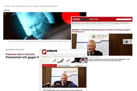 Kuva vetoomuksesta:Rücktritt des Uwe Reißmann, Leiter der Polizeidirektion Chemnitz