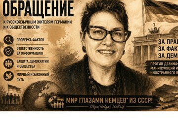 Bild der Petition Русскоязычным жителям Германии и всем, кто выступает за честную, проверенную информацию.