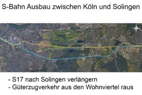 Kép a petícióról:S-Bahn Ausbau zwischen Köln und Solingen