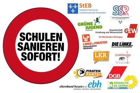 Малюнок петиції:Sanierungsstau an Wiesbadener Schulen abbauen