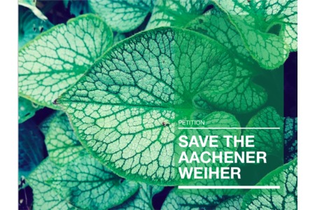 Picture of the petition:Rettet den Aachener Weiher!