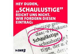 Bild der Petition: "Schaulustige" reicht nicht – Wir wollen "Schaulästige" im Duden!