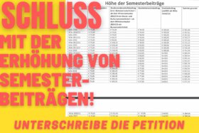 Bild der Petition: Schluss mit der Erhöhung der Semesterbeiträge an der Uni Göttingen! Jetzt!