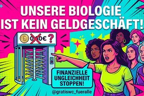 Image of the petition: Schluss mit der Toiletten-Gebühr: Gratis-WCs für alle!