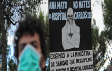 Bilde av begjæringen:Ebolagefahr in Europa eindaemmen