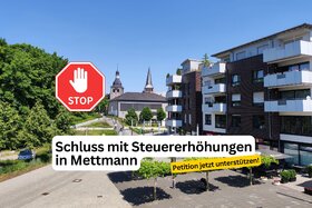 Малюнок петиції:Schluss mit Steuererhöhungen in Mettmann