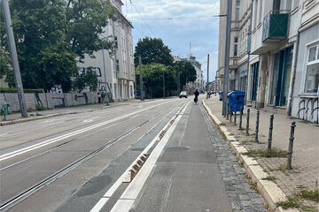Image of the petition Schnell handeln! Geschützten Fahrradstreifen auf der Großen Diesdorfer Straße erhalten!