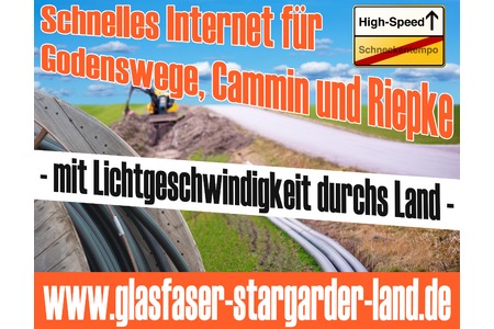 Petīcijas attēls:Schnelles Internet für Godenswege, Cammin und Riepke