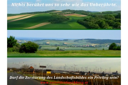 Poza petiției:Schützen wir die letzten windradfreien Landschaften im Weinviertel