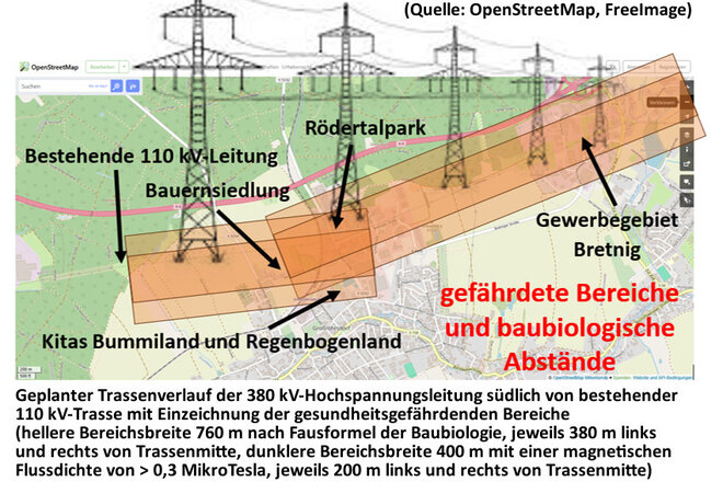 Obrázok petície Schützt Menschen im Rödertal - keine Höchstspannungsleitung nahe Wohngebäuden und im Gewerbegebiet