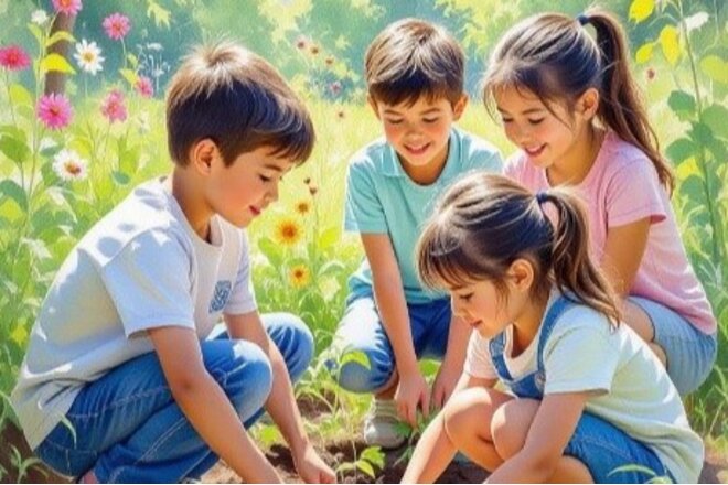 Image of the petition Schulnahe Grünfläche für die Emma-Kann-Grundschule – Lernen in der Natur ermöglichen