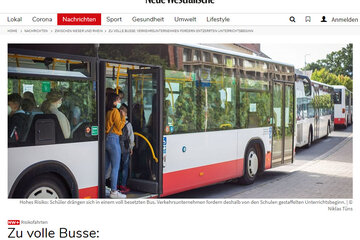 Bild der Petition Schulöffnungen versus Schüler*innen in dicht (!) gedrängten Bussen