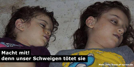 Slika peticije:Schutz für die syrische Bevölkerung