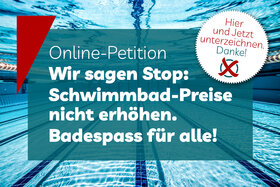 Bild der Petition: Schwimmbad-Preise nicht erhöhen! Badespaß für alle!