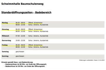Bild der Petition Schwimmhalle Baumschulenweg auch für seine Nachbarschaft!