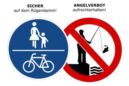 Bild der Petition: SICHER auf dem Rügendamm - ANGELVERBOT aufrechterhalten!