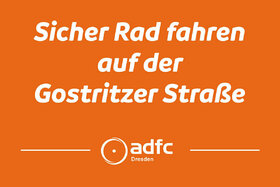 Kép a petícióról:Sicher Rad fahren auf der Gostritzer Straße