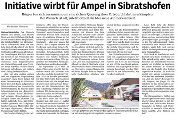 Image of the petition Sicher über die Hauptstraße in Sibratshofen