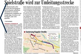 Image of the petition: Sichere Ekkebertstraße – Gefährliche Umleitung rückgängig machen!
