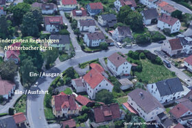Bild på petitionen:Sichere Überquerung der Affalterbacher Straße auf Höhe des Kindergartens Regenbogen