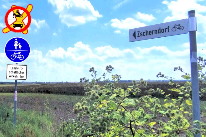 Imazh i peticionit Sicherer Radweg statt PKW-Schleichweg zwischen Ramsin und Zscherndorf!