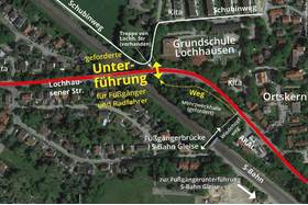 Slika peticije:Sicherer Schulweg Lochhausen - 1/3 Unterführung Lochhausener Straße